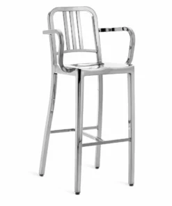 Emeco Furniture Navy Recycled Barstool With Arms 12 Emeco Furniture Navy Recycled Barstool With Arms