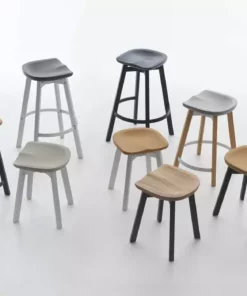Emeco Su Barstool - Wood Frame