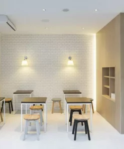 Emeco Su Small Stool - Wood Frame