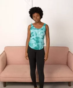 North Of West Emily Tie Dye Tank Top - Atlantic Sale