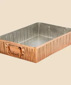 Amoretti Brothers Engraved Recycled Copper Roasting Pan Home Goods