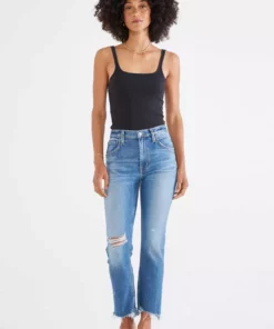 ÉTICA Brigitte Mid Rise Crop Jeans New Arrivals