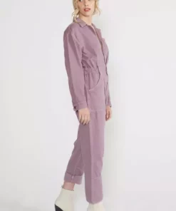 ÉTICA New Arrivals Kingsley Utility Jumpsuit - Purple Dove