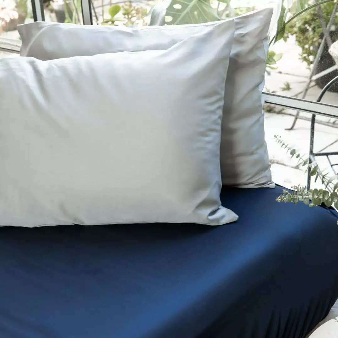 Ettitude Bamboo Sateen Fitted Sheet - Ocean Best Sellers 2 Ettitude Bamboo Sateen Fitted Sheet - Ocean Best Sellers
