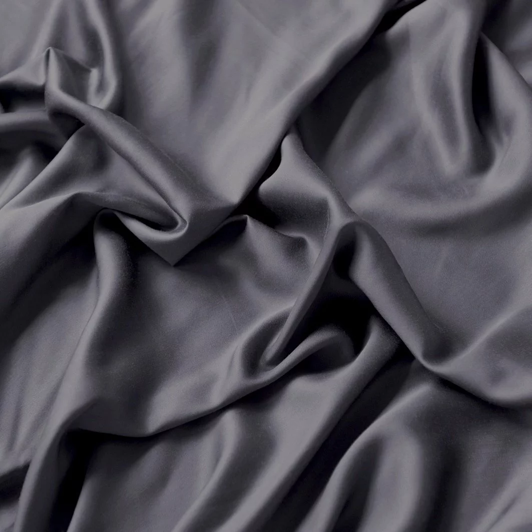 Ettitude Home Goods Bamboo Sateen Flat Sheet - Slate 4 Ettitude Home Goods Bamboo Sateen Flat Sheet - Slate