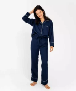 Ettitude Bamboo Lyocell Pajama Pants - Blue Nights