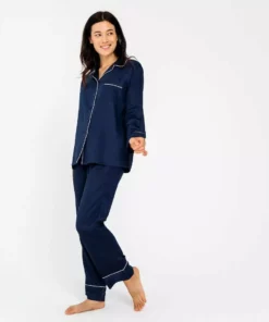 Ettitude Bamboo Lyocell Pajama Pants - Blue Nights
