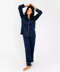 Ettitude Bamboo Lyocell Pajama Pants - Blue Nights