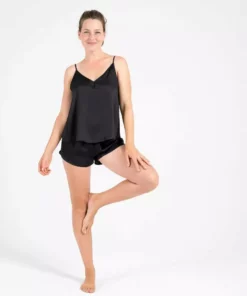 Ettitude Bamboo Lyocell Shortie - Pepper Best Sellers 8 Ettitude Bamboo Lyocell Shortie - Pepper Best Sellers