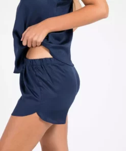 Ettitude Bamboo Lyocell Shortie - Blue Nights