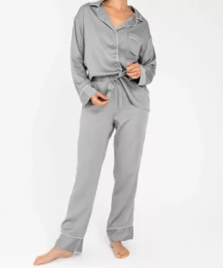 Ettitude Best Sellers Charcoal Bamboo Lyocell Pajama Pants - Dove Gray 7 Ettitude Best Sellers Charcoal Bamboo Lyocell Pajama Pants - Dove Gray