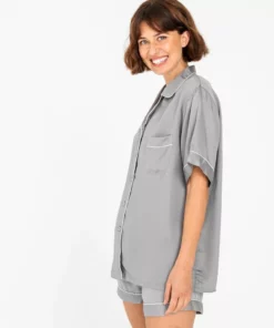 Ettitude Charcoal Bamboo Pajama Shorts - Dove Gray 7 Ettitude Charcoal Bamboo Pajama Shorts - Dove Gray