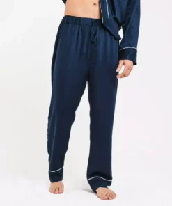 Ettitude Men's Bamboo Lyocell Pajama Pants - Blue Nights