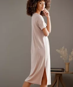 Sijo Eucalyptus Short Sleeve Dress