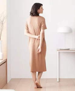 Sijo Eucalyptus Short Sleeve Dress