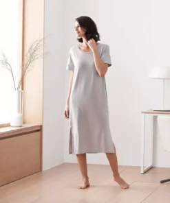 Sijo Eucalyptus Short Sleeve Dress