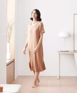 Sijo Eucalyptus Short Sleeve Dress