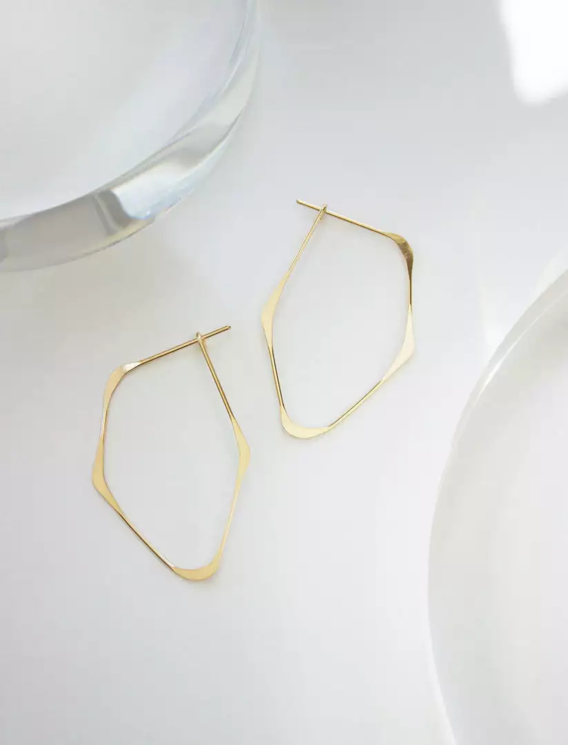 L.Greenwalt Jewelry Best Sellers Facet Hoop Earrings 1 L.Greenwalt Jewelry Best Sellers Facet Hoop Earrings