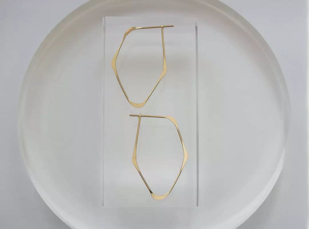 L.Greenwalt Jewelry Best Sellers Facet Hoop Earrings 7 L.Greenwalt Jewelry Best Sellers Facet Hoop Earrings