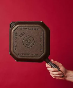 FINEX Home Goods Cast Iron 10" Grill Pan