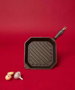 FINEX Home Goods Cast Iron 10" Grill Pan