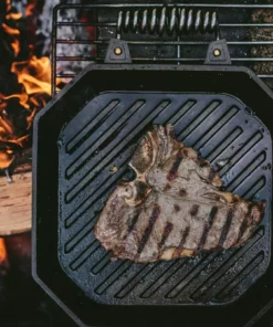 FINEX Home Goods Cast Iron 12" Grill Pan 6 FINEX Home Goods Cast Iron 12