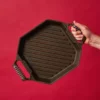 FINEX Home Goods Cast Iron 12" Grill Pan