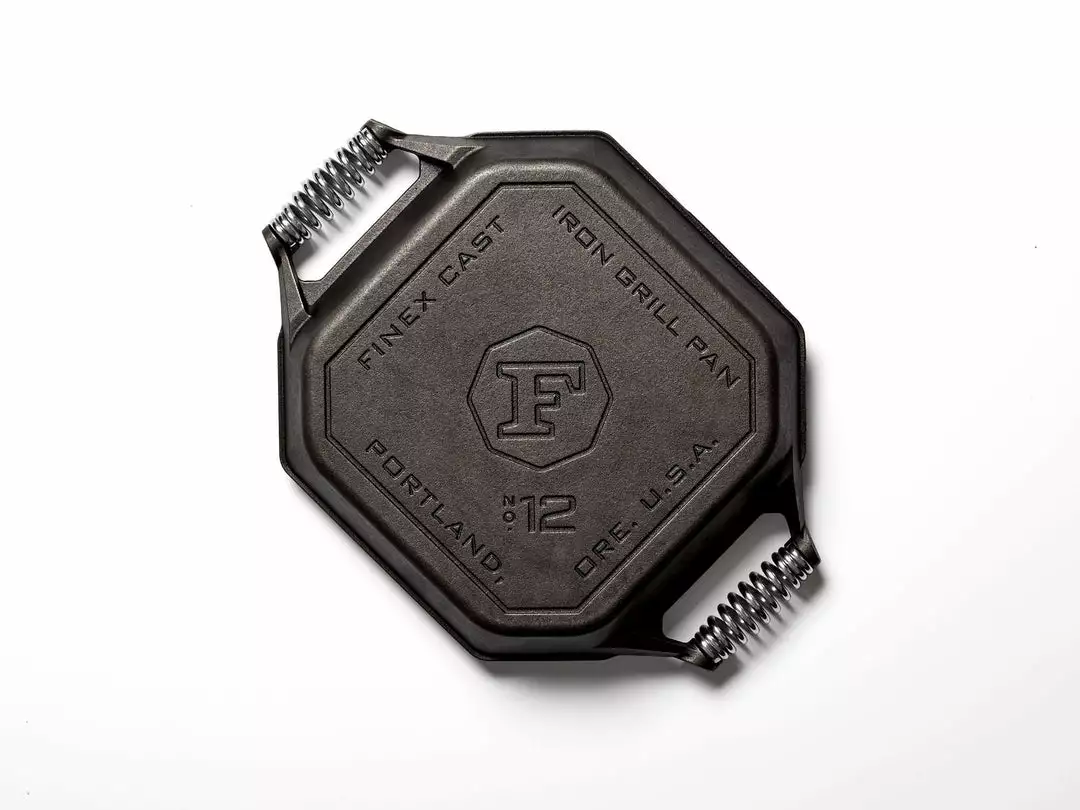 FINEX Home Goods Cast Iron 12" Grill Pan 4 FINEX Home Goods Cast Iron 12" Grill Pan