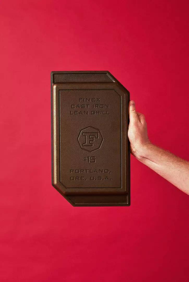 FINEX Cast Iron 15" Lean Grill Pan 6 FINEX Cast Iron 15" Lean Grill Pan