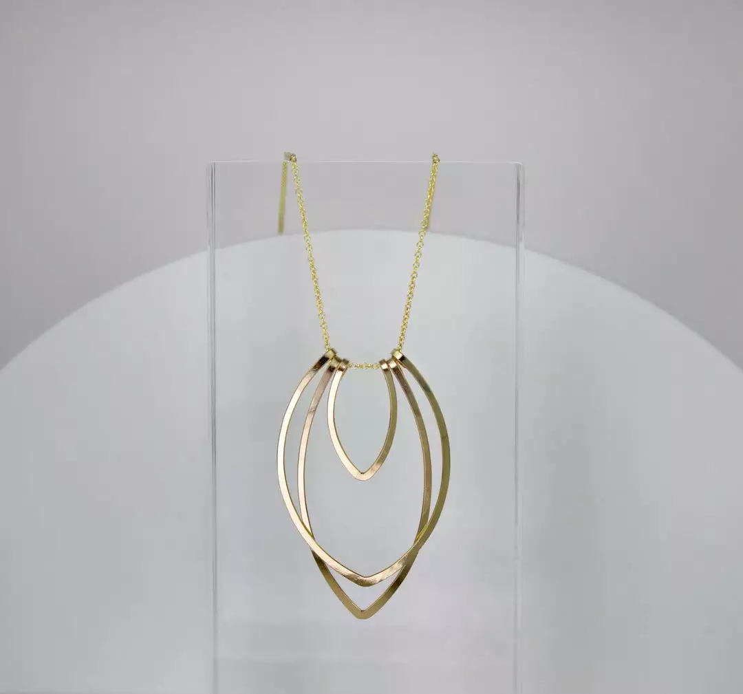 L.Greenwalt Jewelry Flame Necklace - Small 1 L.Greenwalt Jewelry Flame Necklace - Small