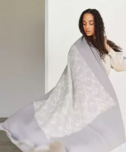 Studio Variously Flo Merino Throw Blanket Home Goods