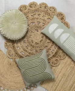 Casa Amarosa Flora Jute Rug Home Goods