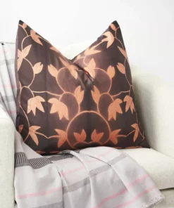 Studio Variously Folio Silk Throw Pillow - Ebony