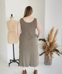 Mien Clothing Fortuna Wide Rib Dress