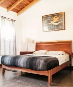 Masaya & Co. Gavilana Live Edge Teak Bed Furniture