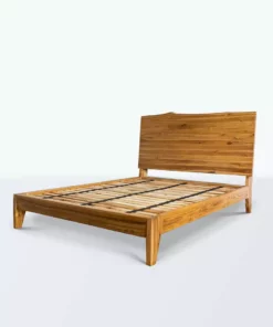 Masaya & Co. Gavilana Live Edge Teak Bed Furniture