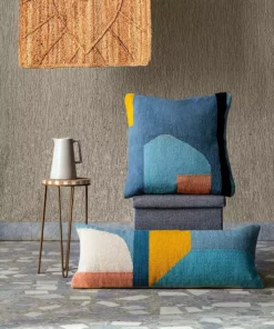 Casa Amarosa Home Goods Geo Shapes Lumbar Pillow Cover 4 Casa Amarosa Home Goods Geo Shapes Lumbar Pillow Cover