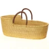 Swahili African Modern Home Goods Moses Bassinet Basket - Natural