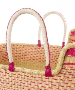 Swahili African Modern Moses Bassinet Basket - Primrose 8 Swahili African Modern Moses Bassinet Basket - Primrose