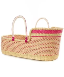 Swahili African Modern Moses Bassinet Basket - Primrose 7 Swahili African Modern Moses Bassinet Basket - Primrose