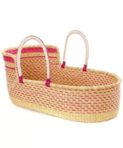 Swahili African Modern Moses Bassinet Basket - Primrose