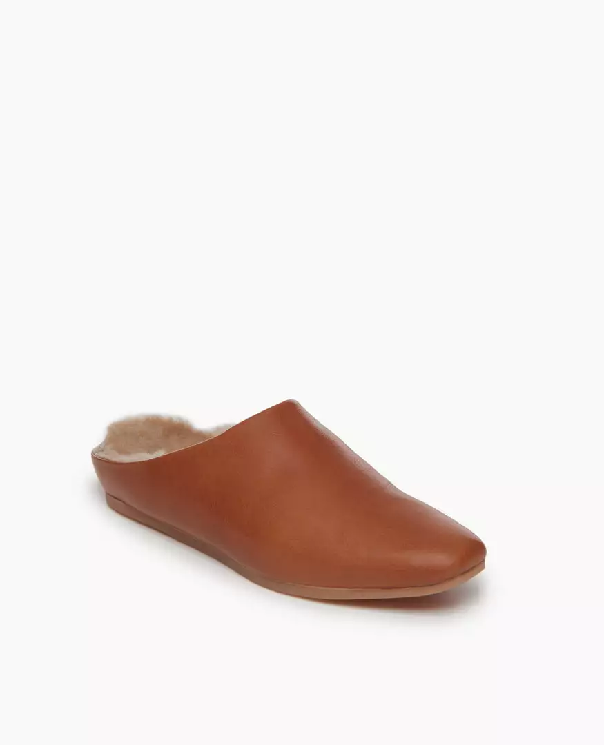 Coclico Gina Shearling Slide - Cuoio 3 Coclico Gina Shearling Slide - Cuoio