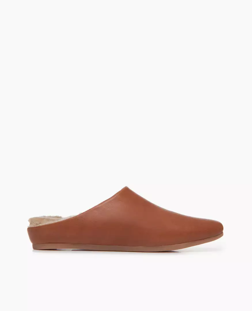 Coclico Gina Shearling Slide - Cuoio 1 Coclico Gina Shearling Slide - Cuoio