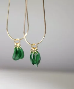 Giulia Letzi + META Jewelry Best Sellers Ginevra Upcycled Drop Earrings - Emerald