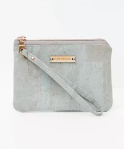 Carry Courage Giver Cork Card Wristlet