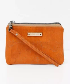 Carry Courage Giver Cork Card Wristlet