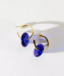 Abby Alley Handcrafted Glass Disc Earrings