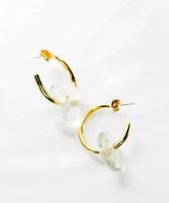 Abby Alley Handcrafted Glass Disc Earrings