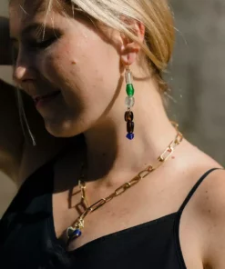 Abby Alley Recycled Glass Drop Earrings