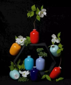 Middle Kingdom Glossy Mini Porcelain Vase 10 Home Goods